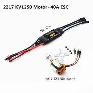 A2217 1100KV/1250KV/2300KV Brushless Motor 40A ESC With T Plug and 3.5mm Banana Connectors for RC Fixed Wing Plane Helicopter  |   RC Accessories RC Accessories KV1250