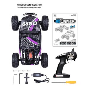 BG1520 1:14 2.4ghz Remote Control Car 4wd High Speed 22km/H Racing Car Electric Off-Road Vehicle Toys Purple  |   RC Cars RC Cars Purple