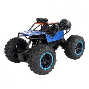 C021 RC Car With LED Light 4WD Remote Control Rock Crawler Off Road Vehicle Toys Birthday Christmas Gifts For Boys c021 blue  |   RC Cars RC Cars C021 blue