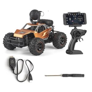 C039W RC Car with 1080P Camera 2.4G 4WD Off-Road Vehicle 30KM/H High Speed Remote Control Climbing Car Toys Orange  |   RC Cars RC Cars Orange