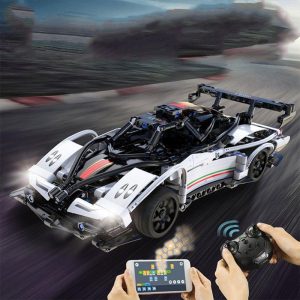 C51054 Assembled Building  Blocks  Racing  Car  Model Rechargeable Remote Control Vehicle Holiday Gifts Toys For Boys Children C51054  |   RC Cars RC Cars C51054