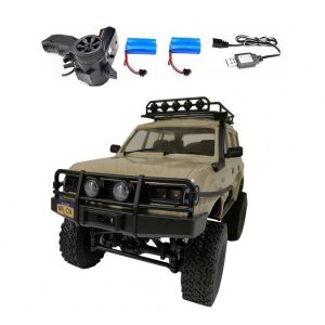 C54-1 RC Car for Wpl C54 Land Cruiser 4wd Lc80 Crawler Full Scale 260 Motor Off-road Climbing Vehicle Yellow  |   RC Cars RC Cars Earthy yellow C54-1