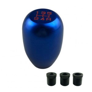 Car 5 Speed Gear Shift Knob Shifter Lever Stick with 3 Adapters blue  |   RC Accessories RC Accessories Blue