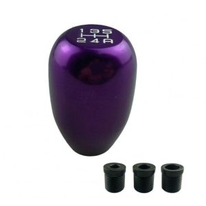 Car 5 Speed Gear Shift Knob Shifter Lever Stick with 3 Adapters purple  |   RC Accessories RC Accessories Purple