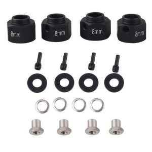 Car 8MM/9MM Widen Adapter Set for 1/10 TRAXXAS TRX-4 TRX4 RC Trucks Wheels 8mm black  |   RC Accessories RC Accessories 8mm black