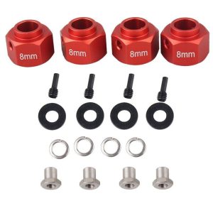 Car 8MM/9MM Widen Adapter Set for 1/10 TRAXXAS TRX-4 TRX4 RC Trucks Wheels 8mm red  |   RC Accessories RC Accessories 8mm red