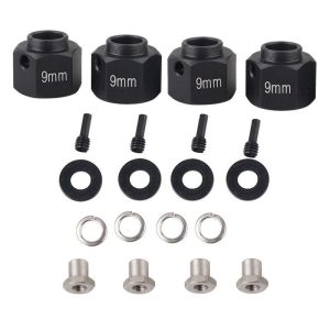 Car 8MM/9MM Widen Adapter Set for 1/10 TRAXXAS TRX-4 TRX4 RC Trucks Wheels 9mm black  |   RC Accessories RC Accessories 9mm black