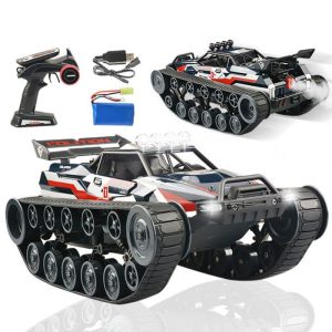 Children High-speed Off-road Tank Stunt Car Climbing Spray 2.4g RC Car Alloy version tank with spray  |   RC Cars RC Cars Alloy version tank with spray