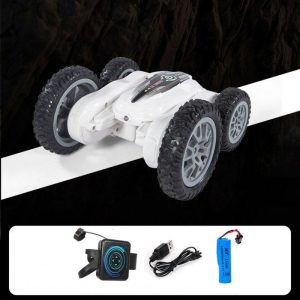 Children Remote Control Deformation Climbing Car Gesture Induction Off-road Twisting Car Cv-e500-1 Single Watch White  |   RC Cars RC Cars CV-E500-1 single watch white