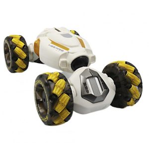 Children Stunt Remote Control Car 4wd Gesture Induction Twisting Off-road Vehicle with Light Music for Boys Gifts White  |   RC Cars RC Cars RC Cars