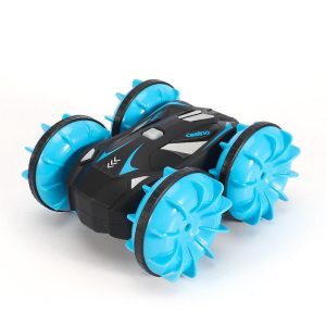 D878  1:20 2.4G RC Stunt Car Land Water Double Side Remote Control Vehicle Toy blue  |   RC Cars RC Cars Blue