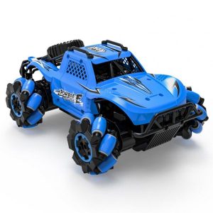 E346 Four-wheel Drive Remote Control Off-road Vehicle Traverse Climbing Car Electric High-speed Stunt Drift Car Children Toys Blue  |   RC Cars RC Cars Blue