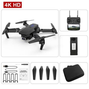 E525/E88 RC Drone 4k Aerial Photography RC Quadrotor Long Endurance Foldable Remote Control Drone For Christmas Birthday Gifts black single camera  |   RC Drones RC Drones Black single camera