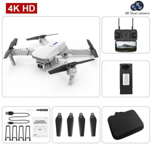 E525/E88 RC Drone 4k Aerial Photography RC Quadrotor Long Endurance Foldable Remote Control Drone Gray  |   RC Drones RC Drones Gray dual camera