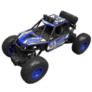 Electric Off-road Remote Control Car 1: 20 Wireless Charging Four-Wheel Drive Climbing Car Boy Toy blue  |   RC Cars RC Cars Blue