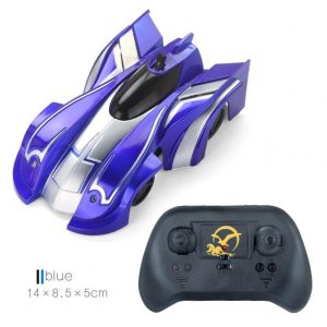 Electric Remote Control Stunt Car Children Drift Wall Climbing Suction Rc Car Model Toy For Kids Birthday Gifts wall climbing car blue  |   RC Cars RC Cars RC Cars