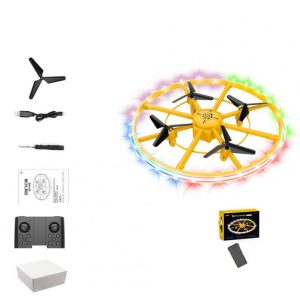 F181 Intelligent Fixed Height Dazzling Light Uav  Toys Obstacle Avoidance Gesture Remote Control Aircraft Collision-resistant Anti-fall Aircraft Foam + color box_Green-Dual Battery  |   RC Quadcopters RC Drones & Vehicles Foam + color box + Green-Dual Battery