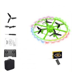 F181 Intelligent Fixed Height Dazzling Light Uav  Toys Obstacle Avoidance Gesture Remote Control Aircraft Collision-resistant Anti-fall Aircraft Storage bag + color box_Green-Dual Battery  |   RC Quadcopters RC Drones & Vehicles RC Quadcopters