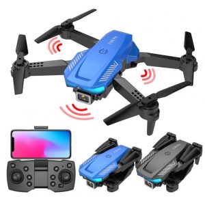 F185 Aerial Photography Drone With Three-sided Automatic Obstacle Avoidance Aircraft Hd 4k Pixel Dual-lens Remote Control Aircraft Blue Dual Lens 4K  |   RC Drones RC Drones Blue Dual lens 4K