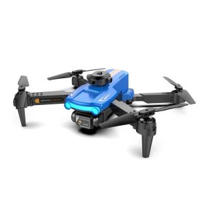 F185 Pro Mini Drone 4k HD Camera 3-Sided Obstacle Avoidance Foldable Quadcopter RC Helicopter Blue 1 Battery  |   RC Drones RC Drones Blue + 1 battery