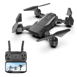 F84 Quadcopter Wireless RC Drone With 4K/5MP/0.3MP HD Camera WiFi FPV Helicopter Foldable Airplane For Children Gift Toy black_0.3MP 1B  |   RC Drones RC Drones Black + 0.3MP 1B