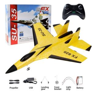 Foam Fx620 Remote Control Glider Fixed Wing Su Su35 Fighter Jet Electric Model Toy Plane Free of Assembly Yellow  |   RC Helicopters RC Drones & Vehicles RC Helicopters