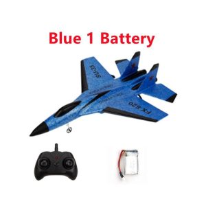 Fx620 Remote Control Glider Fixed Wing Su35 Fighter Jet Children Aircraft Model Toys Blue  |   RC Helicopters RC Drones & Vehicles Blue