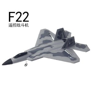 Fx822 Remote Control Aircraft F22 Fighter Jet Fixed Wing Glider Children Foam Plane Model Toys Camouflage  |   RC Helicopters RC Drones & Vehicles Camouflage