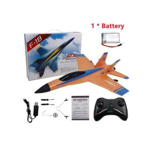 Fx828 Remote Control Fighter F18 Fixed-wing Aircraft Model Toy Electric Airplane Toys Orange  |   RC Helicopters RC Drones & Vehicles Orange