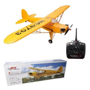 FX9703 5CH J3 Simulation Fighter Model 6-shaft Gyro Fixed-Wing 3D Stunts 2S Brushless EPP RC Airplane For Starter yellow  |   RC Helicopters RC Drones & Vehicles RC Helicopters