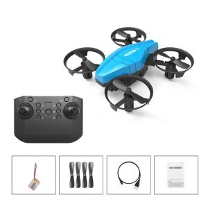 Gt1 Mini Drone 360 Degrees Rotation Rolling 2.4g Rc Quadcopter Airplane Toys Sky Blue 1 Battery  |   RC Quadcopters RC Drones & Vehicles RC Quadcopters