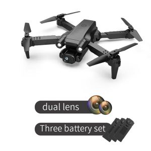 Gt2 Mini Drone 4k Dual Camera 2.4g Drone Fpv Air Pressure Fixed Height RC Foldable Quadcopter Toys Black 3 Batteries  |   RC Drones RC Drones Black 4k 3 batteries