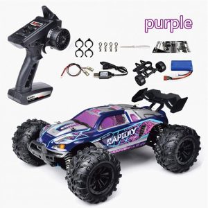 High-speed Remote  Control  Car 4wd 1:16 Led Light Stunt Drift Car Play Toys For Boys Purple 101  |   RC Cars RC Cars Purple 101