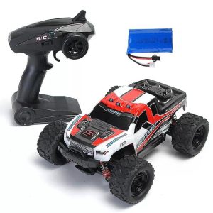 HS 18301/18302 1/18 2.4G 4WD 40 + MPH High Speed Big Foot RC Racing Car OFF-Road Vehicle Toys  red 1 battery  |   RC Cars RC Cars RC Cars