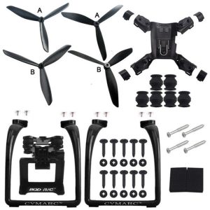 Hubsan H501S X4 AIR H501A Legs Landing Gear Gimbal Mount Camera Holder Bracket Propeller Quadcopter Spare Parts black  |   RC Accessories RC Accessories Black