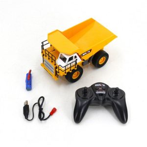 Huina 1517 1:24 Simulation Dump Truck 6-Channel Remote Control Electric Engineering Vehicle Toys  |   RC Cars RC Cars 1517