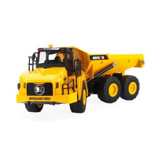 Huina 1553 1:16 Remote Control Dump Truck 11-Channel Children Electric Engineering Vehicle Model Toys  |   RC Cars RC Cars 1553