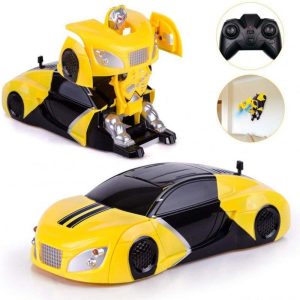 Kids Remote Control Car Gesture Induction Deformation Wall Climbing Stunt Car 9950a Yellow  |   RC Cars RC Cars 9950A-yellow