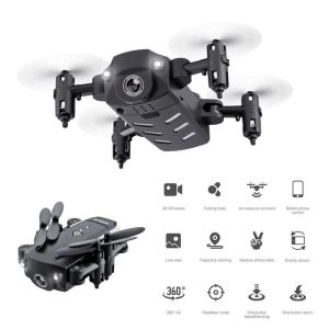 KK8 Foldable Mini Drones RC FPV Quadcopter HD Camera WIFI FPV Drone Selfie Rc Helicopter Juguetes Toys For Boys Girls Kids Without camera + BAG  |   RC Drones RC Drones RC Drones