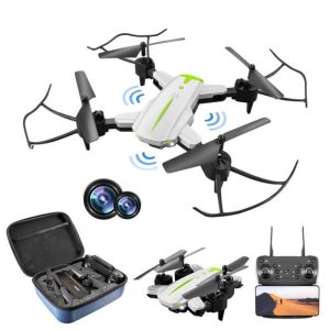 Ky605 Pro Drone With 4k Dual Hd Camera Aerial Photography Quadcopter Professional Wifi Fpv Helicopter Rc Drone Toys Kid Gift KY605 black 2 batteries 390g  |   RC Drones RC Drones KY605 black + 2 batteries 390g