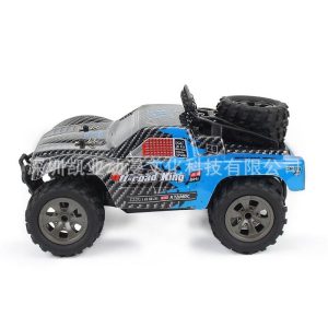 KYAMRC 1:18 Remote Control Short Pickup Car Model 2.4g Remote Control Big-foot Off-road Vehicle Toy For Boys 1885B – Blue  |   RC Cars RC Cars 1885B - Blue