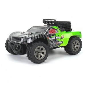 KYAMRC 1:18 Remote Control Short Pickup Car Model 2.4g Remote Control Big-foot Off-road Vehicle Toy For Boys 1885B – Green  |   RC Cars RC Cars 1885B - Green