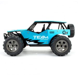 KYAMRC 1:18 Remote Control Short Pickup Car Model 2.4g Remote Control Big-foot Off-road Vehicle Toy For Boys 1888B Alloy – Blue  |   RC Cars RC Cars 1888B Alloy - Blue