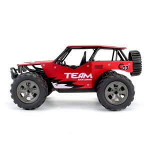 KYAMRC 1:18 Remote Control Short Pickup Car Model 2.4g Remote Control Big-foot Off-road Vehicle Toy For Boys 1888B Alloy – Red  |   RC Cars RC Cars 1888B Alloy - Red