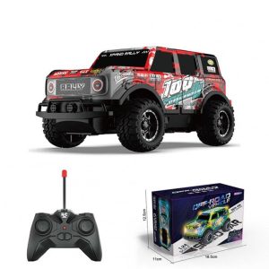 Kyamrc Y243 1:24 Mini Remote Control Car Toy 10km/h RC Off-road Vehicle Model for Boys Red  |   RC Cars RC Cars RC Cars