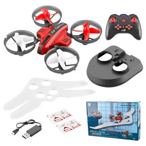 L6082 DIY All in One Air Genius Drone 3-Mode With Fixed Wing Glider Attitude Hold RC Quadcopter RTF red_Double battery  |   RC Quadcopters RC Drones & Vehicles RC Quadcopters