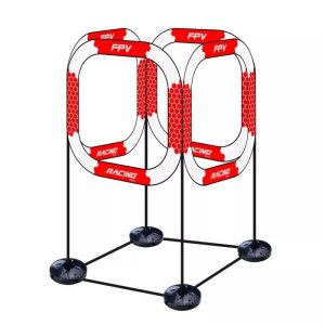 LDARC RC Drone FPV Racing Gate Flying Crossing Door 780mm With Base Red and white  |   RC Accessories RC Accessories RC Accessories