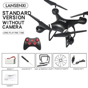 LF608 Wifi FPV RC Drone Quadcopter with 0.3MP/2.0MP/5.0MP Camera Get the Longer Playing Time Black without camera  |   RC Drones RC Drones Black without camera