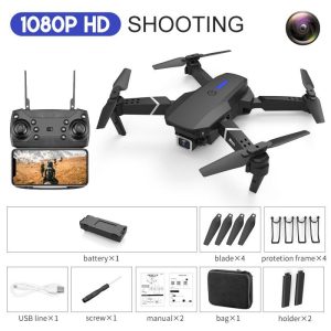 LS-E525 Drone 4k RC Drone Quadcopter Foldable Toys Drone with Camera HD 4K WIFi FPV Drones One Click Back Mini Drone Single lens 1080P storage packaging black  |   RC Drones RC Drones RC Drones