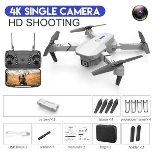 LS-E525 Drone 4k RC Drone Quadcopter Foldable Toys Drone with Camera HD 4K WIFi FPV Drones One Click Back Mini Drone Single lens 4K storage package white  |   RC Drones RC Drones RC Drones